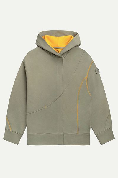 KAFT Φούτερ Unisex με φερμουάρ Oversize Hoodie - Ziplay - Concrete