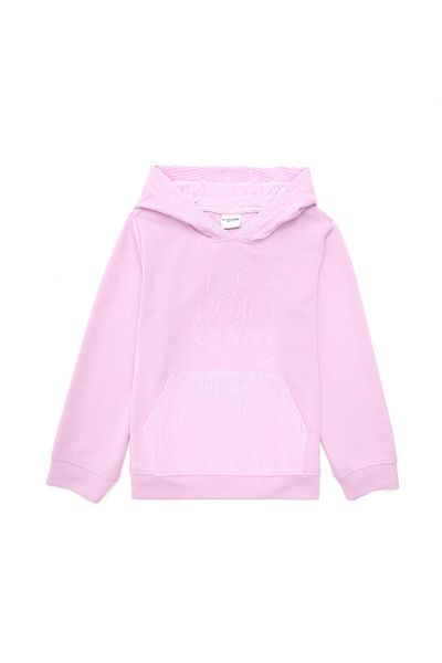 U.S. Polo Assn. Girl's Pink Hooded Sweatshirt