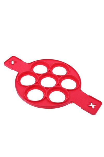 MNMYSTYLE Formă de silicon cu 7 spații, pentru clătite, ouă amestecate sau omletă, material de calitate