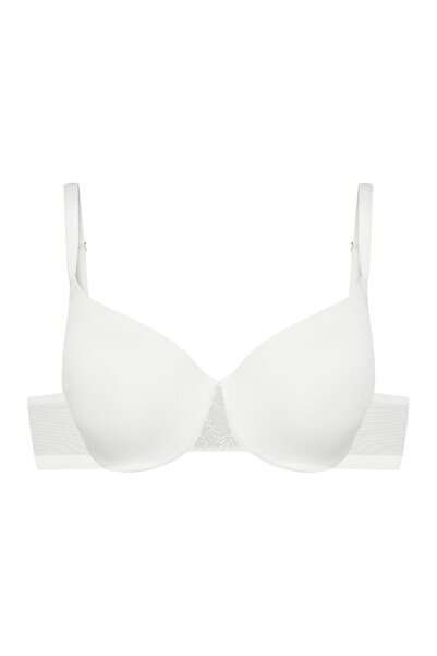 ESOTIQ Sutien cu burete ușor, cu armatură, simplu, cu broderie și detalii din...