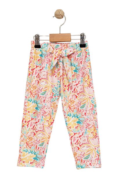 Divonette Girl's Patterned Comfortable Pants-Children's Clothing