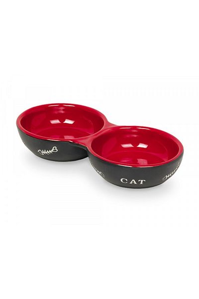 Nobby Cat Dog Ceramic Food Bowl 22X11,5X3,5 cm