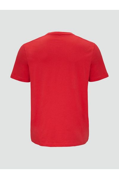 s.Oliver Big Sizes, Men's Big Size T-shirt With Scoop Neck And Logo, Cotton
