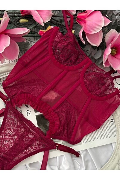 Delar Luxury Σετ εσωρούχων Alba Bustier με ζαρτιέρες