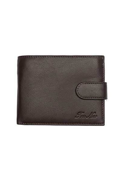 Toro Nero Men's wallet made of genuine brown leather Vox, RFID protection