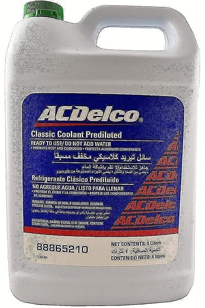 ACDELCO مادة مضافة فاخرة لنظام تبريد مجموعة المبرد - 4 لترات - مانع تجمد عالي التحمل