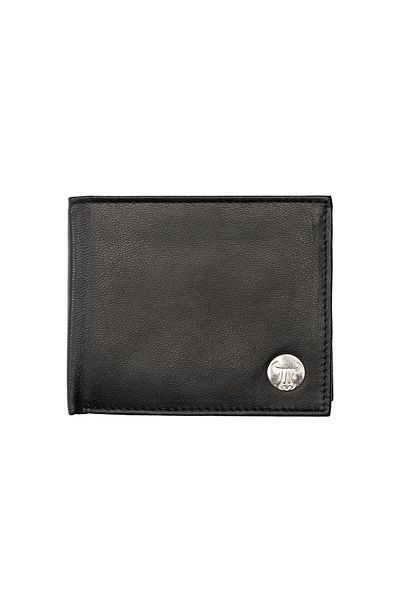 Toro Nero Men's Wallet Made Of Genuine Leather, Black, Musseles Eyelet, Rfid Protection
