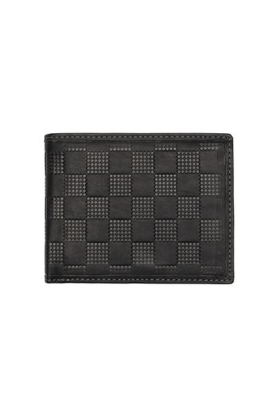 Toro Nero Men's wallet made of genuine leather, black Square