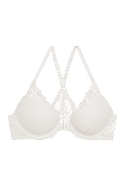 ESOTIQ Sutien push-up BLOOVII cu armătură, dantelă întărită, închidere în față cu spate raser, confort sexy | Sydney