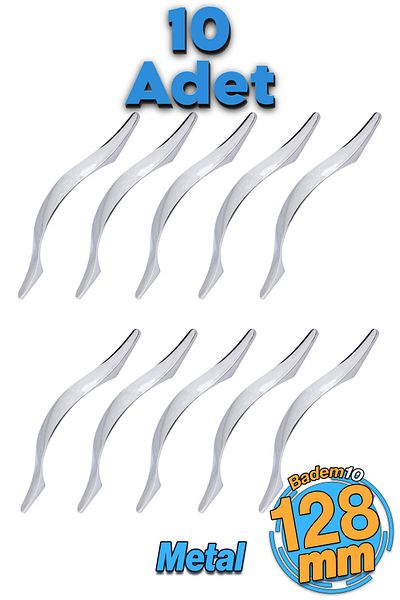 Badem10 Dilara 10 buc (128 mm-12,8 cm) mobilier drept dulap de bucătărie sertar dulap mâner mâner metal