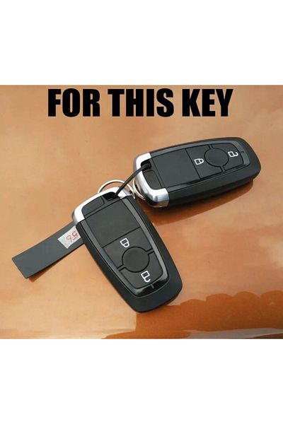 emii auto spare parts Ecosport Escort F-150 F-350 Fusion Mondeo Explorer Ranger Compatible Key Case Cover Bright Gray