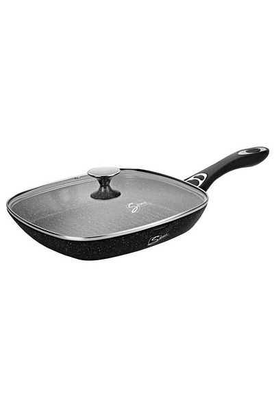 Samus Samus VER283LGPB Non-stick Grill Pan with Lid 28x28cm