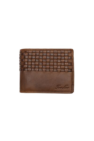 Toro Nero Men's wallet made of genuine brown leather Fin