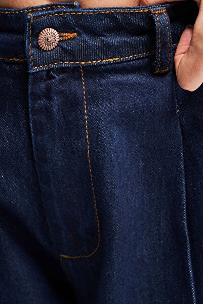 its basic Жіночі джинси кольору індиго 7s5-50 Mid Rise Palazzo Fit Середня талія 100% бавовна Внутрішня довжина 83 см Джинси