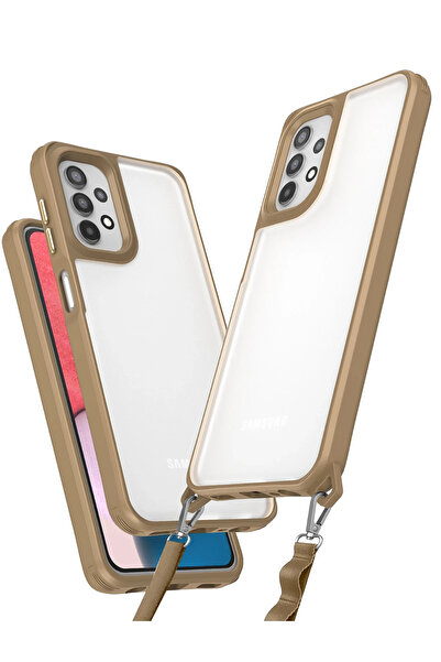 NewFace حافظة MSA لهاتف سامسونج جالاكسي A52 حافظة من السيليكون - تيتانيوم صحراوي