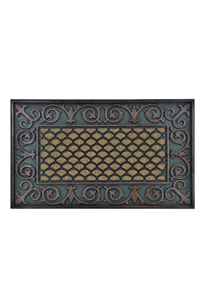 Simple Spaces Elegant Aesthetic Pattern Rectangular Door Mat 18 x 30 Inch