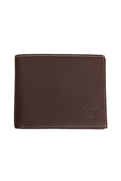 Toro Nero Men's Wallet Made Of Brown Genuine Leather Eyelet