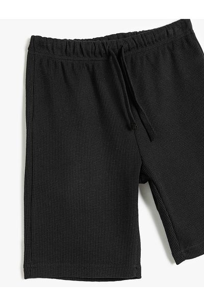 Koton Black Boy's Shorts 5Skb40018Tk