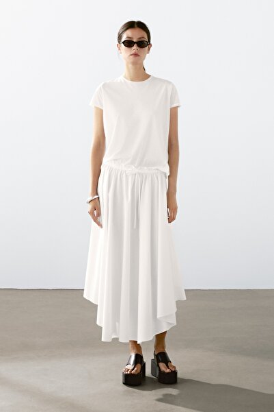 Massimo Dutti %100 pamuklu ve kısa kollu t-shirt