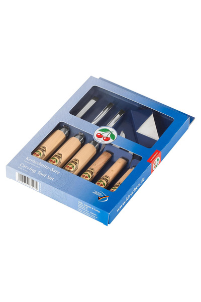 Kirschen Two Cherries Ahşap Yontma Ve Oyma Seti 7 Parça