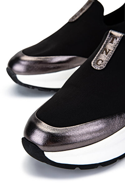 Tamer Tanca Women's Leather & Textile Anthracite Sneakers & Sports Shoes