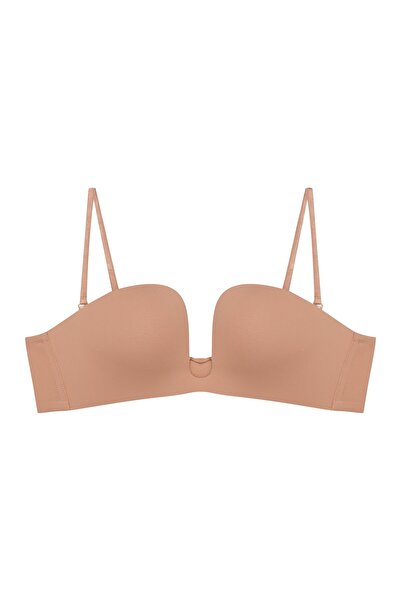 ESOTIQ Sutien push-up fără fereturi cu cupe preformate, design balconette, su...