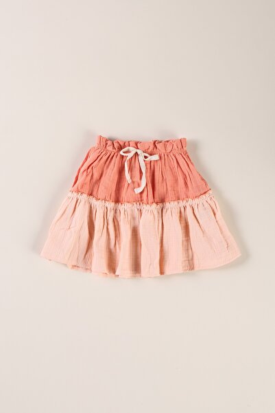 Bondberro Fusta 2 straturi pentru fete de muselina 100% bumbac