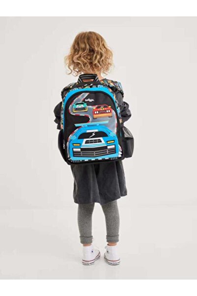 SMIGGLE Curious Junior Character Backpack Black 456717