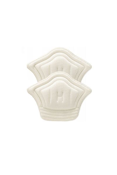 OEM Set 2 branturi adezive pentru calcaie, spuma si poliester, 11.5 x 8 cm, crem