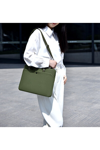 Helix - Heli Bag 15.6 Inch All in One Laptop Bag with Multiple Compartments Green