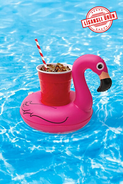 craftivio Flamingo Figürlü Şişme Bardak Tutucu Havuz Partisi Şişme Bardaklık ...