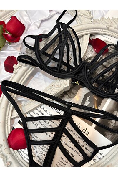 Delar Luxury Set de lenjerie din tul Dune