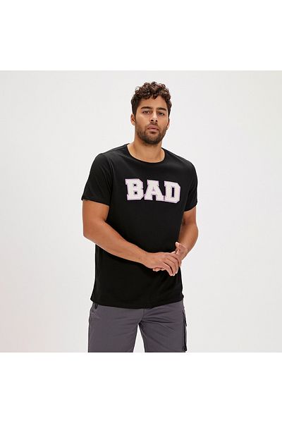 Bad Bear Men's T-shirt Black 24.01.07.036 Felt