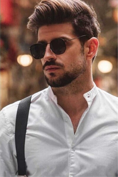 Takı Dükkanı Extoll retro Altıgen Erkek Güneş Gözlüğü Beşgen Gözlük Ex612E