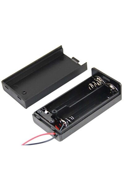 Powermaster 2'li AA Kapaklı Switch'li Pil Yuvası (IC-233C