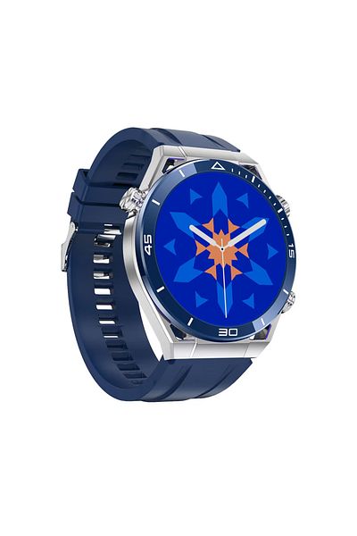 Smart Vibe Smartwatch DT™ WATCH ULTRA MATE 1.5" Amoled, Bluetooth Call, Multi Sport, Voice Assistant, White Blue