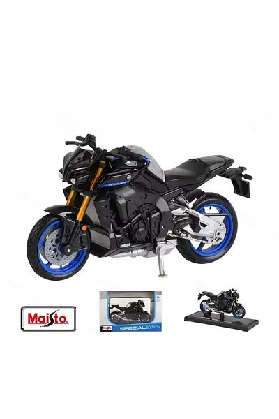 Maisto 1:18 2023 Yamaha Mt-10 Static Measure Transport Alloy Motorcycle Model Toy