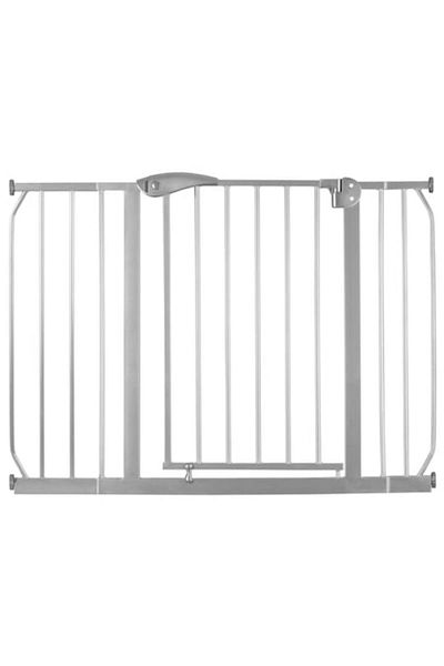 ideal STORE idealStore Safety Gate for Stairs, adjustable dimensions 75 - 117 cm, made of steel, gray color