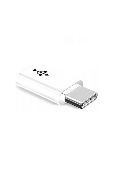 OEM Adaptor Micro USB la USB de tip C, 23 x 10 x 5 mm, alb
