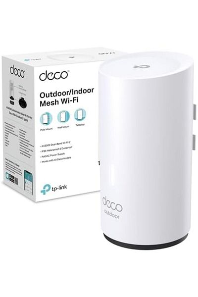 TP-LINK Deco X50-Outdoor/Indoor Whole Home Wi-Fi 6, IP65 dust & water resistance, Dual-Band, White