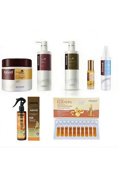 Karseell Complete Karseell Collagen Set – Premium Hair Care | Mask, Shampoo, Conditioner, Oil, Leave-In, Th