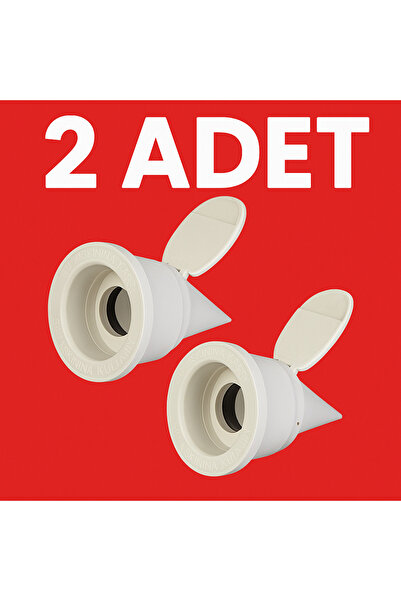 DESIPHON 2 Adet Koku Önleyici Çekvalfli Adaptör Contaø50 Tüm Lavabolar