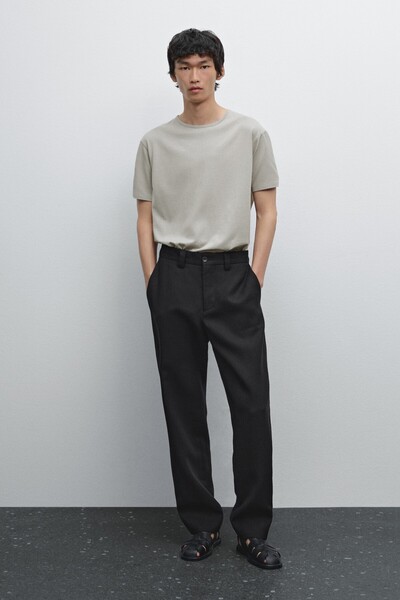 Massimo Dutti %100 pamuklu ince t-shirt