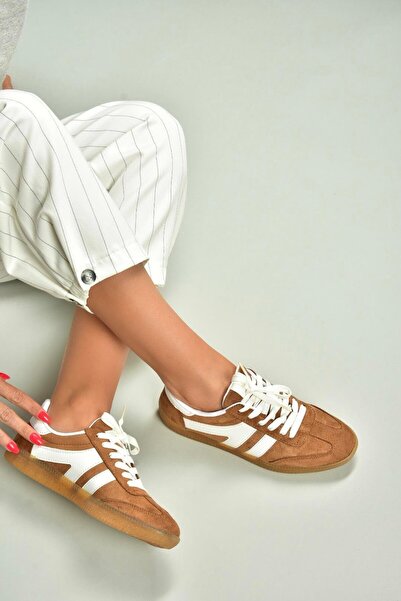 Fox Shoes U652861402 Tan Antilop Ženske sportske cipele Patike s