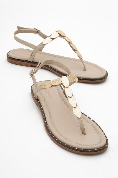 Ataköy Ayakkabı SANDALE FLIP FLOP DIN PIELE DE DAME