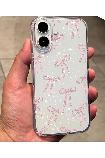enfein Balporsuku IPhone 16 Plus İle Uyumlu Desenli Şeffaf Kılıfı ŞDSNN Tatlı...