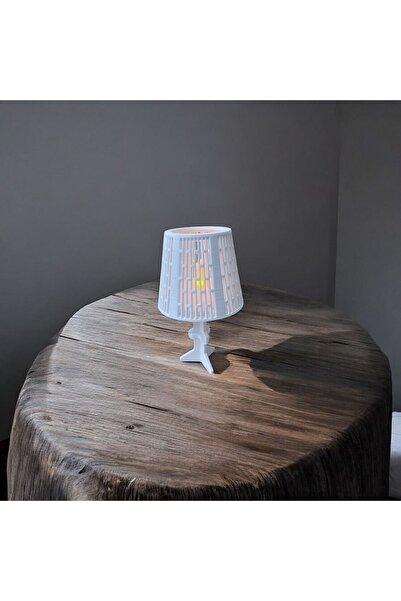 Ceresshop Minimal Lampshade Shaped Candle Holder (Suitable for Led Tealight Candles)