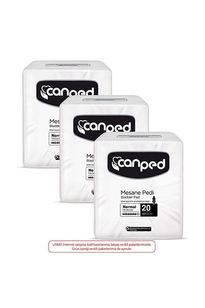 Canped Bladder Pad 20 Li Large (L) 3 Pieces