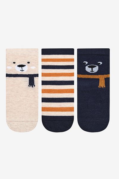Penti Boy - Cold Bear 3-Piece Colorful Sock Set