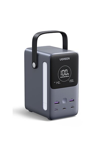 Ugreen External Battery Ugreen PB770, 48,000 mAh, 300W, USB-C, USB-A, Smart Digital Display, SOS Mode, Gray